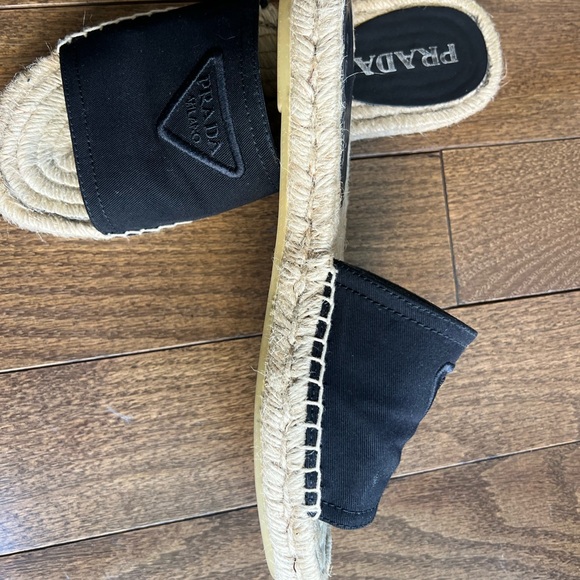 Prada flat espadrille slides - Picture 4 of 9